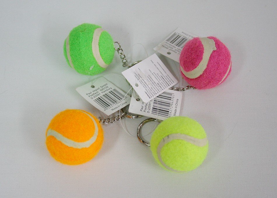 Brelok Piłka Tenisowa - 4cm