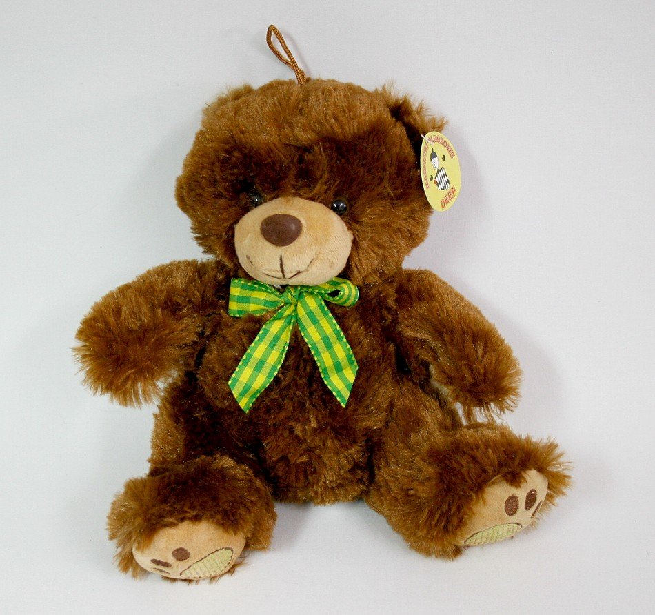 Miś Brązowy z kokardą - 23cm