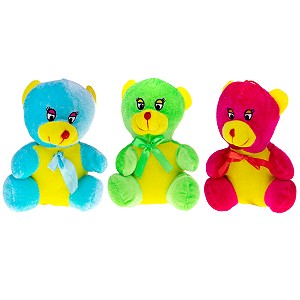 Miś Kolorek 3 kolory - 16cm Miś Kolorek 3 kolory - 16cm