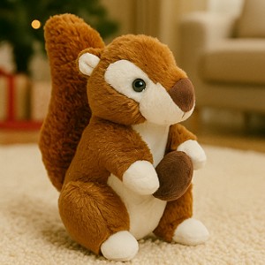 Wiewiórka Leśna z orzeszkiem - 20cm