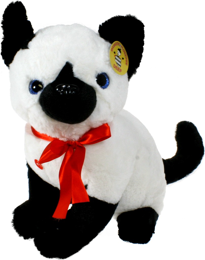 Kot czarno-biały (Głos) - 28cm