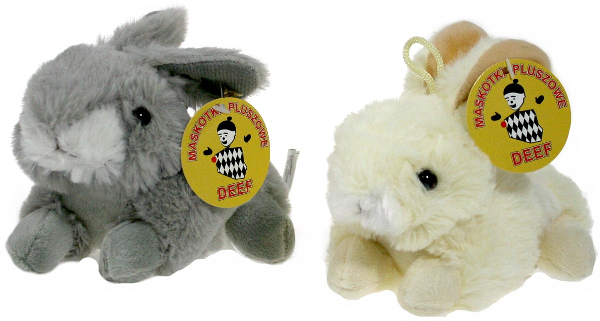 Królik zajączek 2 kolory - 14cm