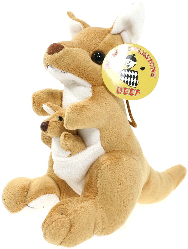 Kangurzyca z maleństwem - 16cm