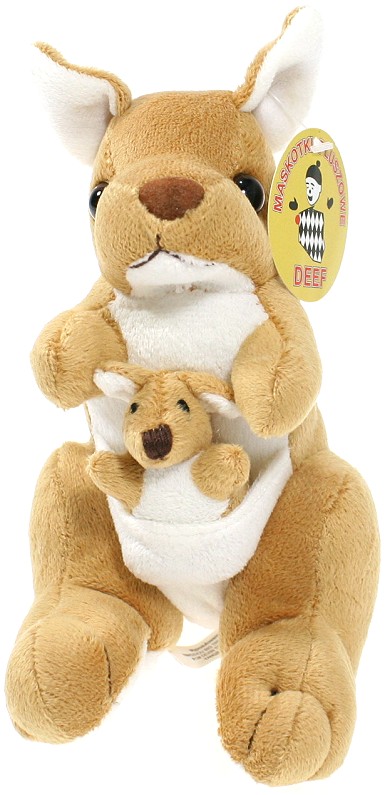 Kangurzyca z maleństwem - 16cm