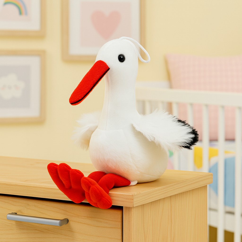 Bocian na ślub - 64/35cm