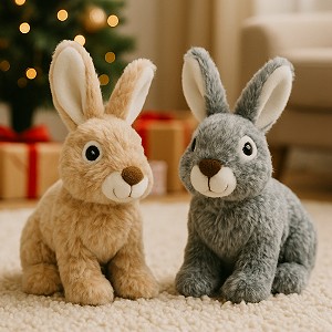 Królik Naturalny 2 kolory - 20cm