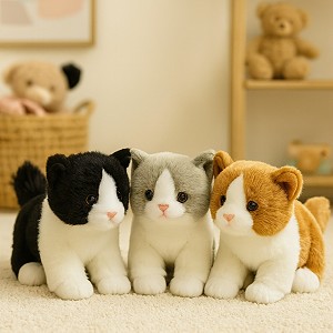 Kotek 3 kolory DUBI - 18cm