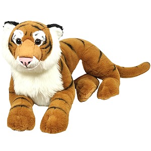 Tygrys brązowy leżący - 60cm