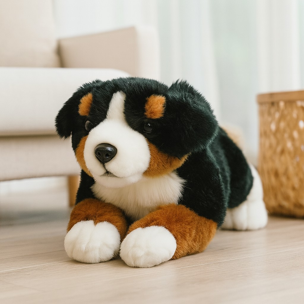 Piesek Berneński Czarny Bernardyn - 40cm