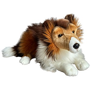 Piesek Owczarek Szkocki Leżący Lassie DUBI - 61cm