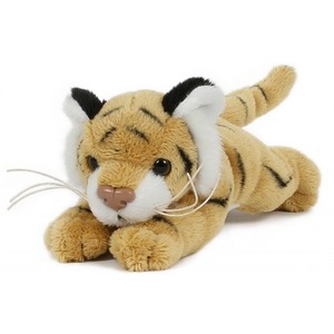 Tygrys Brązowy Leżący Petties Baby - 14cm