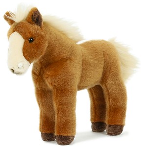 Konik stojący brązowy koń - 30cm