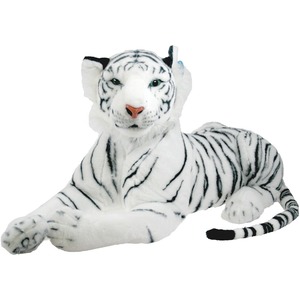 Tygrys leżący biały DUBI - 90cm