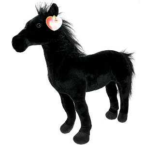 Konik czarny Koń DUBI - 60cm