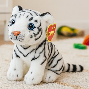 Biały Tygrys Siedzący DUBI - 20cm