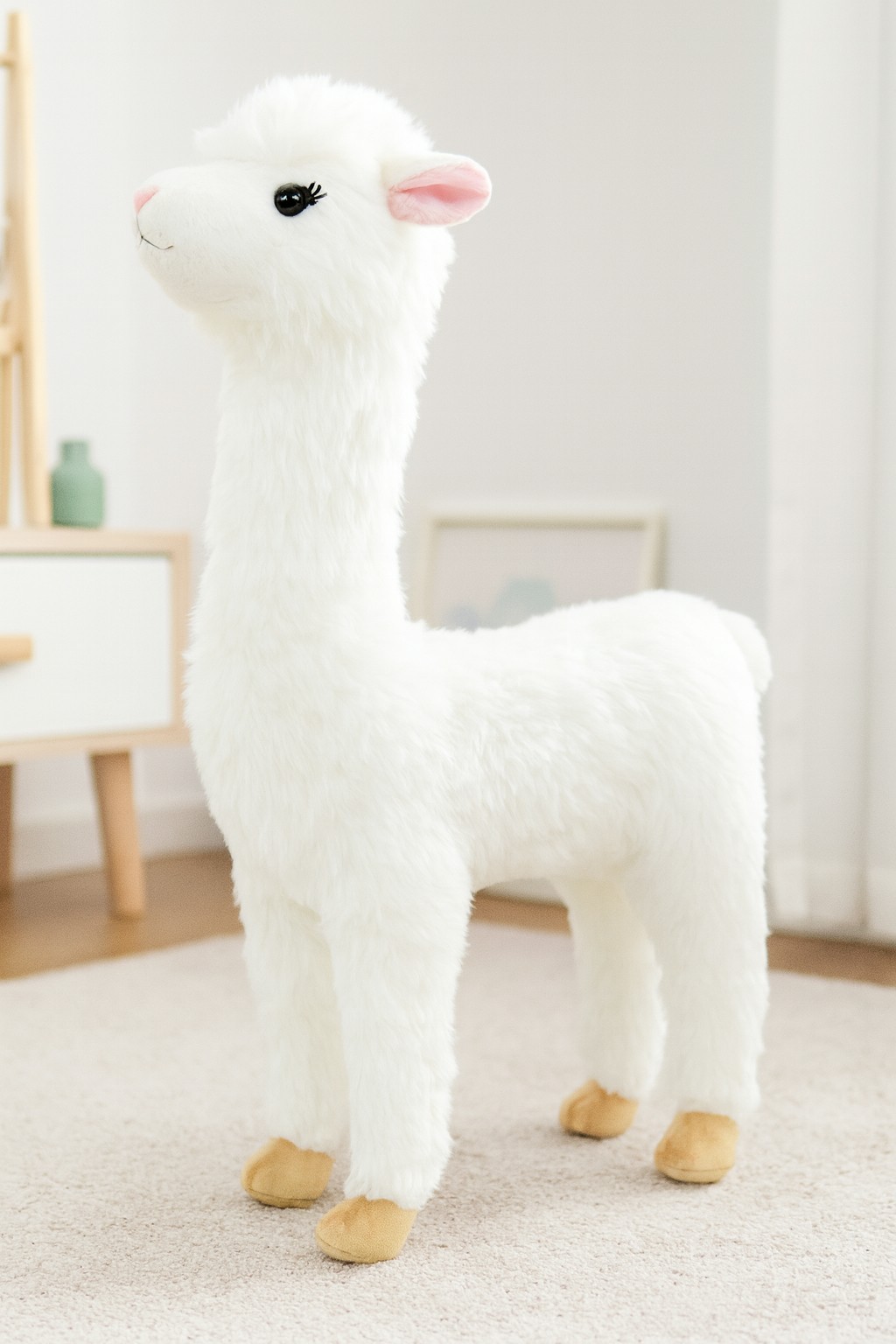 Alpaka Lama Biała - 55cm