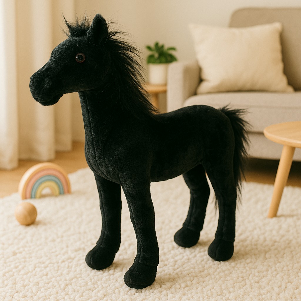 Konik Czarny Koń DUBI - 35cm