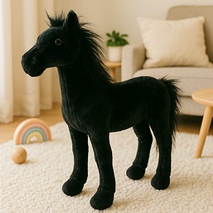 Konik Czarny Koń DUBI - 35cm