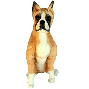 Pies boxer siedzący DUBI - 66cm