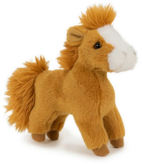 Konik stojący brązowy koń - 15cm