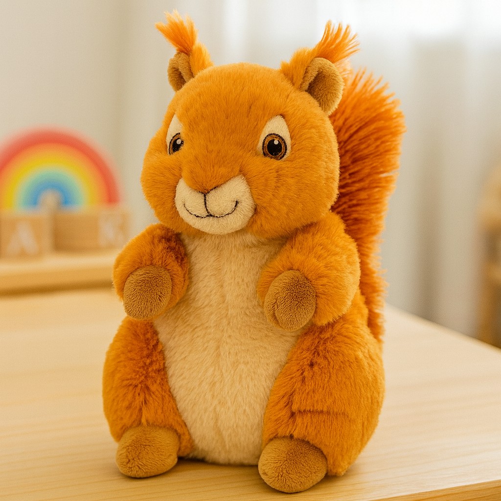 Wiewiórka Leśna Kolorowa - 20cm