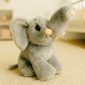 Słoń Szary Słonik DUBI - 18cm