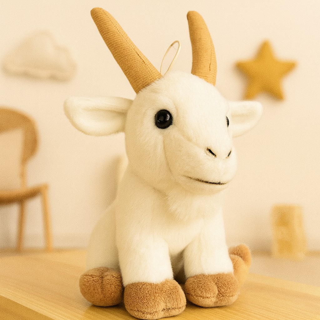 Koza Biała Kozica DUBI - 14cm