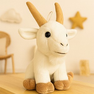 Koza Biała Kozica DUBI - 14cm