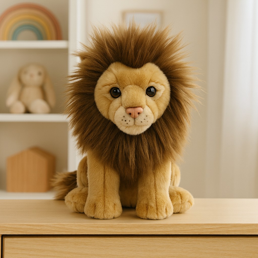 Lew Siedzący Realistyczny DUBI - 26cm