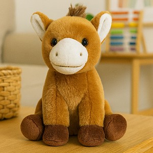 Koń Brązowy Konik Ziki DUBI - 14cm