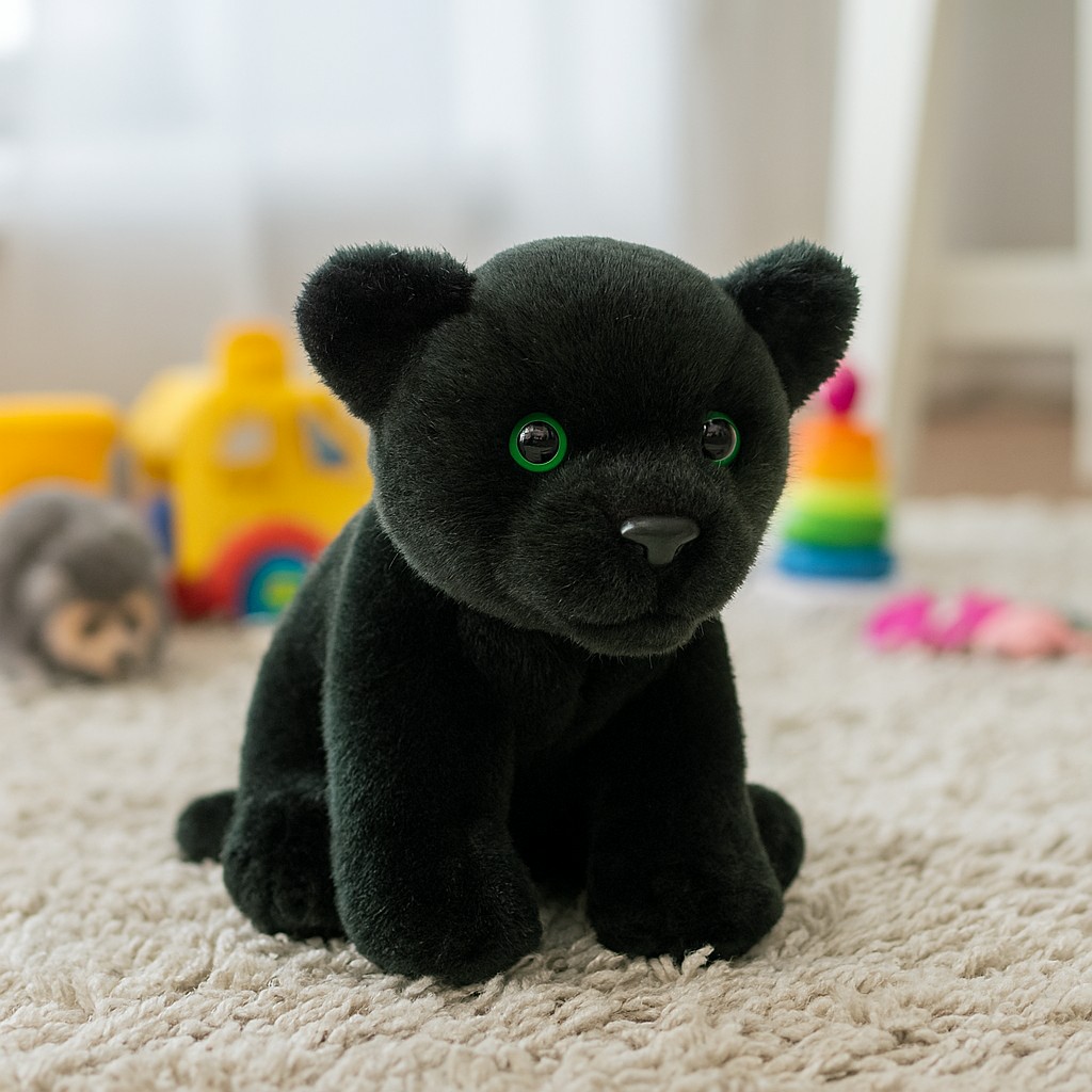 Czarna Pantera Siedząca DUBI - 25cm