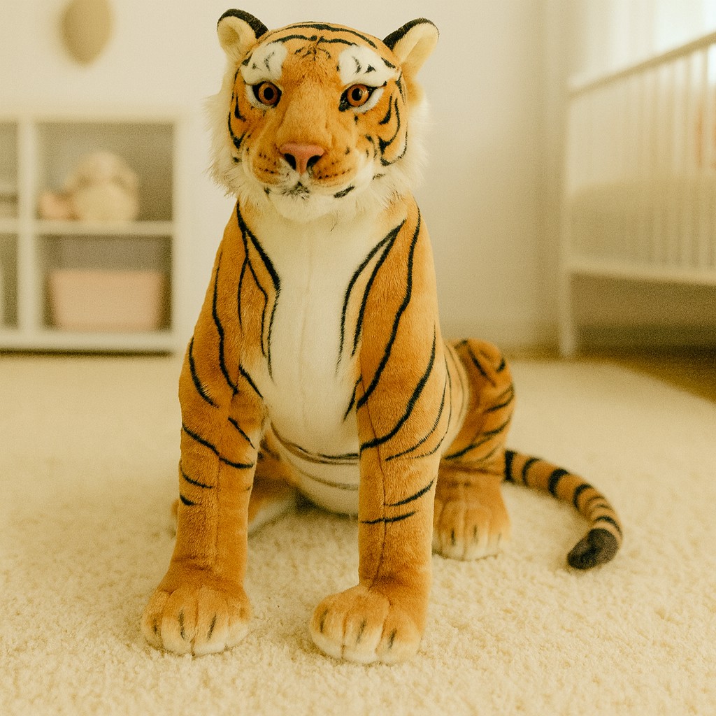 Tygrys Brązowy Siedzący DUBI - 87cm