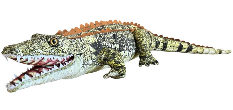 Krokodyl Szary DUBI - 90cm
