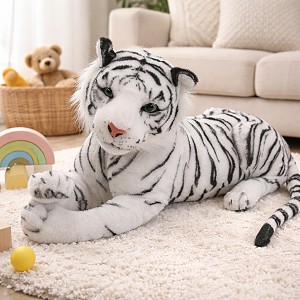 Tygrys Biały Leżący DUBI - 52cm