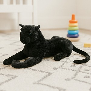 Czarna Pantera Leżąca DUBI - 60cm