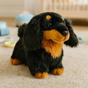 Piesek Jamnik Czarny DUBI - 30cm