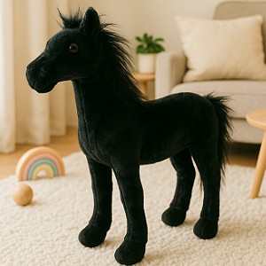 Konik Czarny Koń DUBI - 60cm