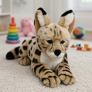 Ryś Serwal Leżący DUBI - 45cm