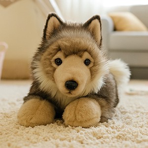 Wilk Leśny Leżący DUBI - 30cm