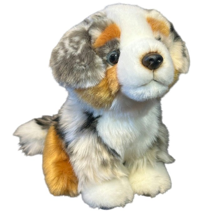 Piesek Australijski Siedzący Realistyczny DUBI - 19cm