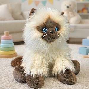 Kotek Syjamski Siedzący Realistyczny DUBI - 28cm