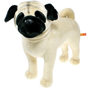 Piesek Buldog Mops DUBI - 45cm