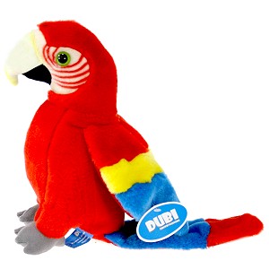 Papuga Ara czerwona - 25cm