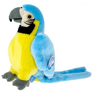 Papuga Ara niebieska - 25cm