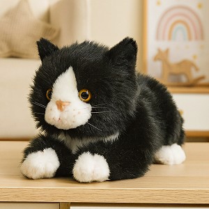 Kotek Ben Leżący Czarno-Biały DUBI - 20/25cm