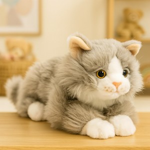 Kotek Ben Leżący Szary DUBI - 20/25cm