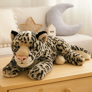 Leopard Pantera Lampart Leżący DUBI - 28cm