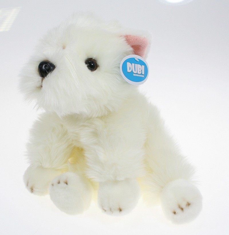 Piesek West Terrier Biały Realistyczny DUBI - 30cm