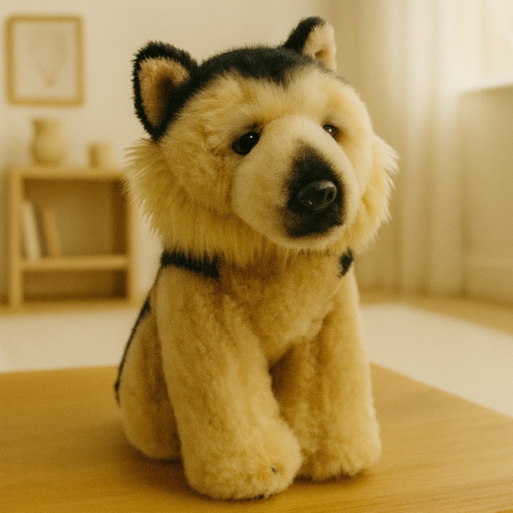 Piesek Owczarek Niemiecki Wilczur Siedzący DUBI - 18cm