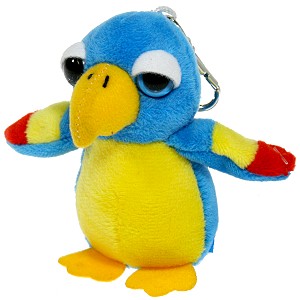 Brelok Papuga Ara niebieska - 7cm
